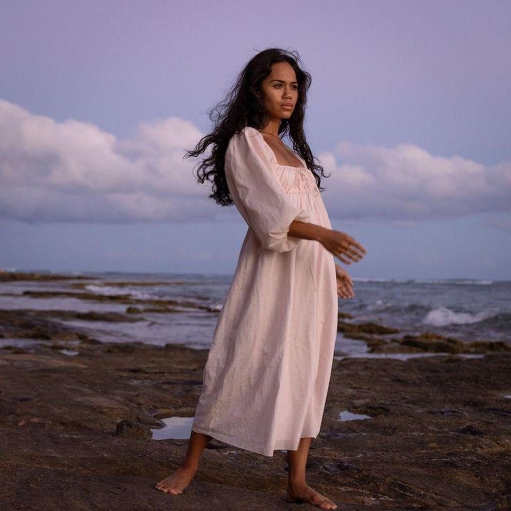 ☁️kitteny pink gingham dress☁️